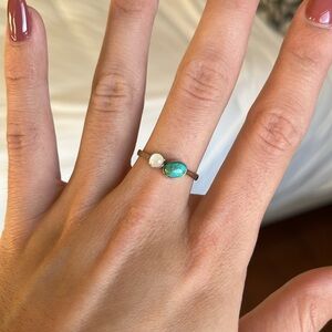 Sterling Silver Opal Ring